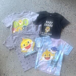 Baby Shark toddler Boys Bundle TShirt Set - Multicolor | Sizes 2T & 3T